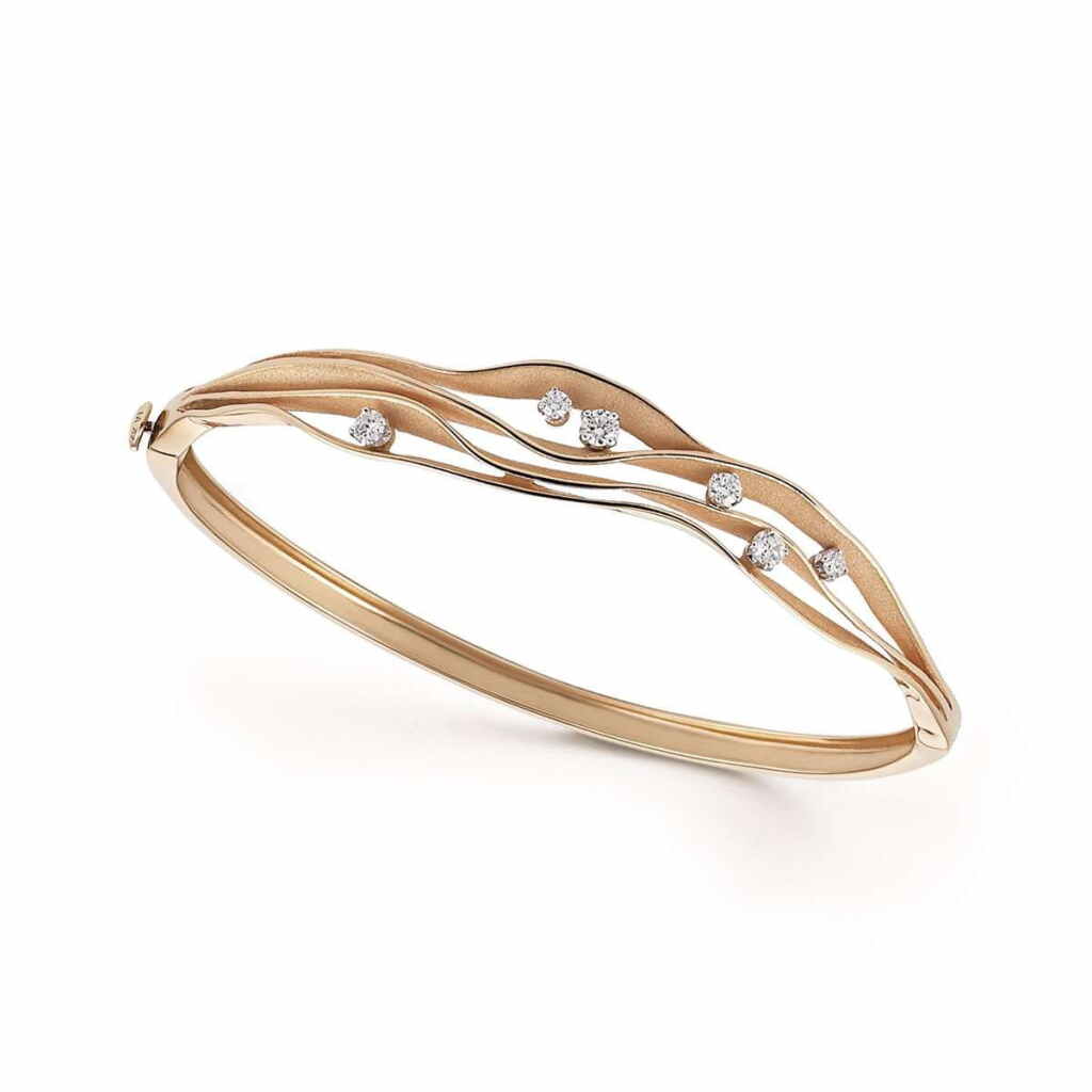 Annamaria Cammilli Armband Orange Apricot Gold & Diamanten Dune GBR2536J