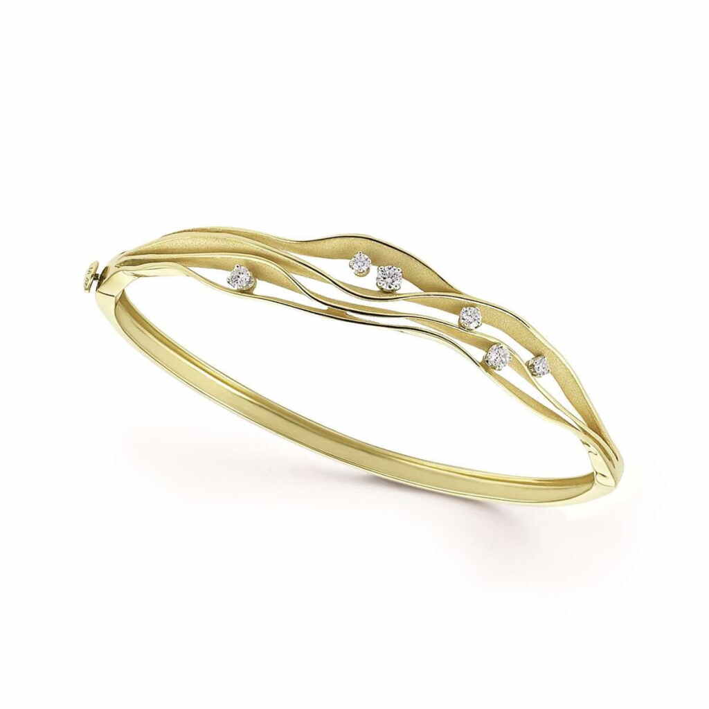 Annamaria Cammilli Armband Yellow Lemon Bamboo Gold & Diamanten Dune GBR2536Y
