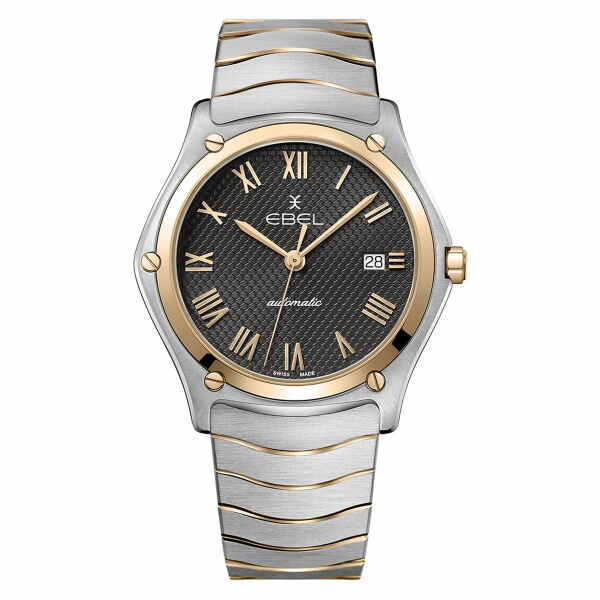 Ebel Sport Classic Herrenuhr Bicolor Silber Rosegold 40mm Automatik 1216504M