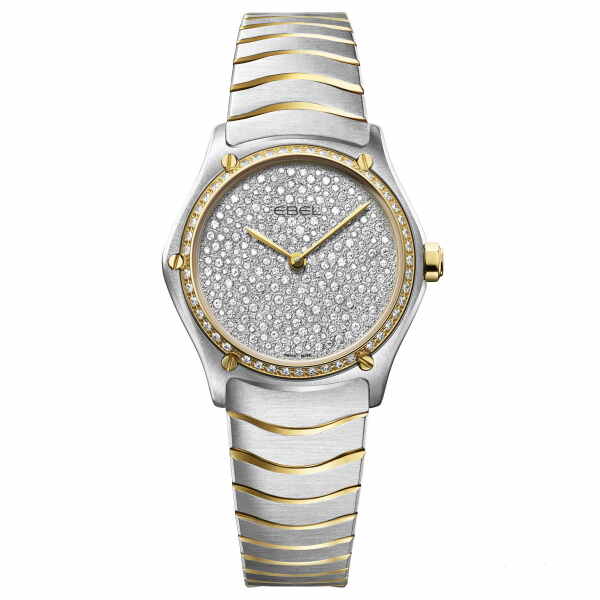 Ebel Sport Classic Lady Damenuhr Limited Edition Diamant-Zifferblatt 29mm 272 Diamanten 1216563
