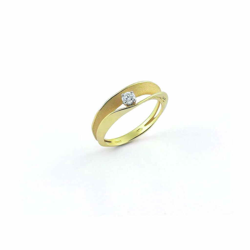 Annamaria Cammilli Ring DUNE ASSOLO Goldring mit Diamant GAN1422U