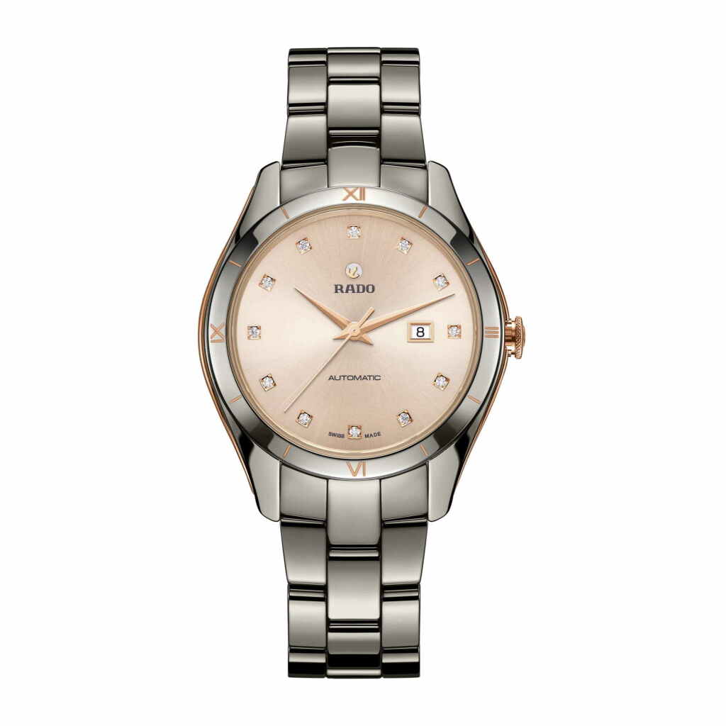 Rado HyperChrome Automatic Diamonds Damenuhr 36 mm Rosegold R32043712