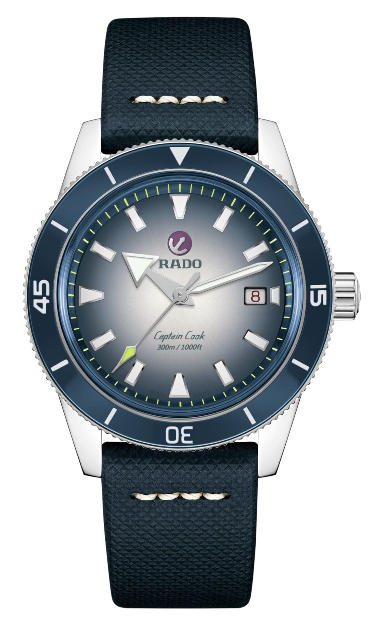 Rado Captain Cook Blau Automatik Herrenuhr R32154208 Soldat1