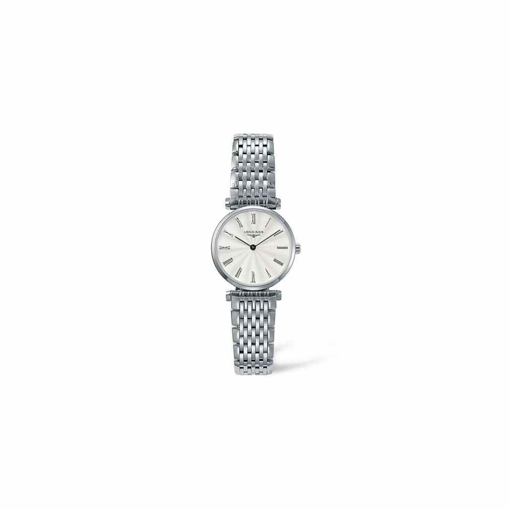 Longines La Grande Classique Damenuhr 24mm mit Silbernen Zifferblatt L4.209.4.71.6