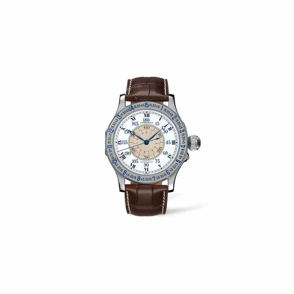 Longines Heritage Automatik Herrenuhr "The Lindbergh Hour Angle" Legend Stundenwinkel L2.678.4.11.0