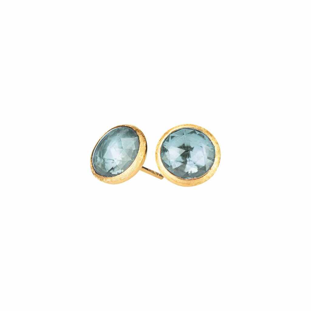 Marco Bicego Ohrringe Jaipur Ohrstecker aus Gold & blauen Topas OB957-TP01 | UHREN01