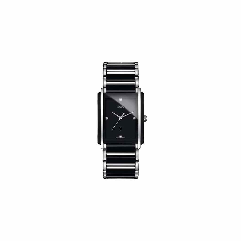 Rado Integral Jubilé L Herrenuhr R20206712 schwarz, silber und Diamanten