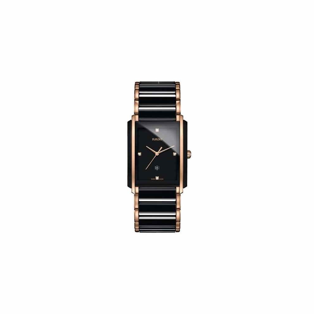 Rado Integral Jubilé L R20207712 Herrenuhr schwarz, gold und Diamanten