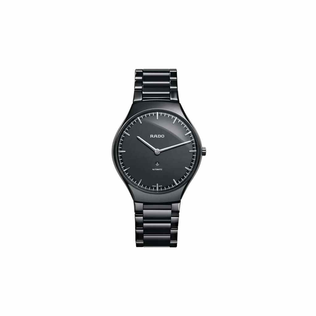 Rado True Thinline L Automatik Schwarz R27969152 Herrenuhr