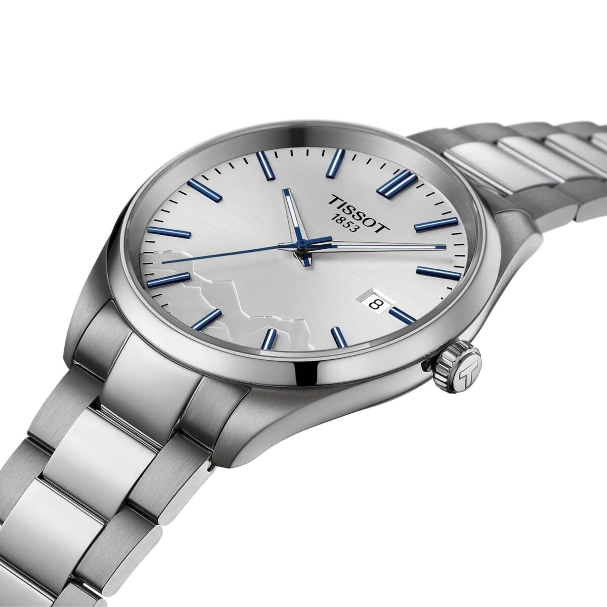 Tissot PR 100 Jungfraubahn silberne Herrenuhr Quarz Ø 40mm T1504101103100 -