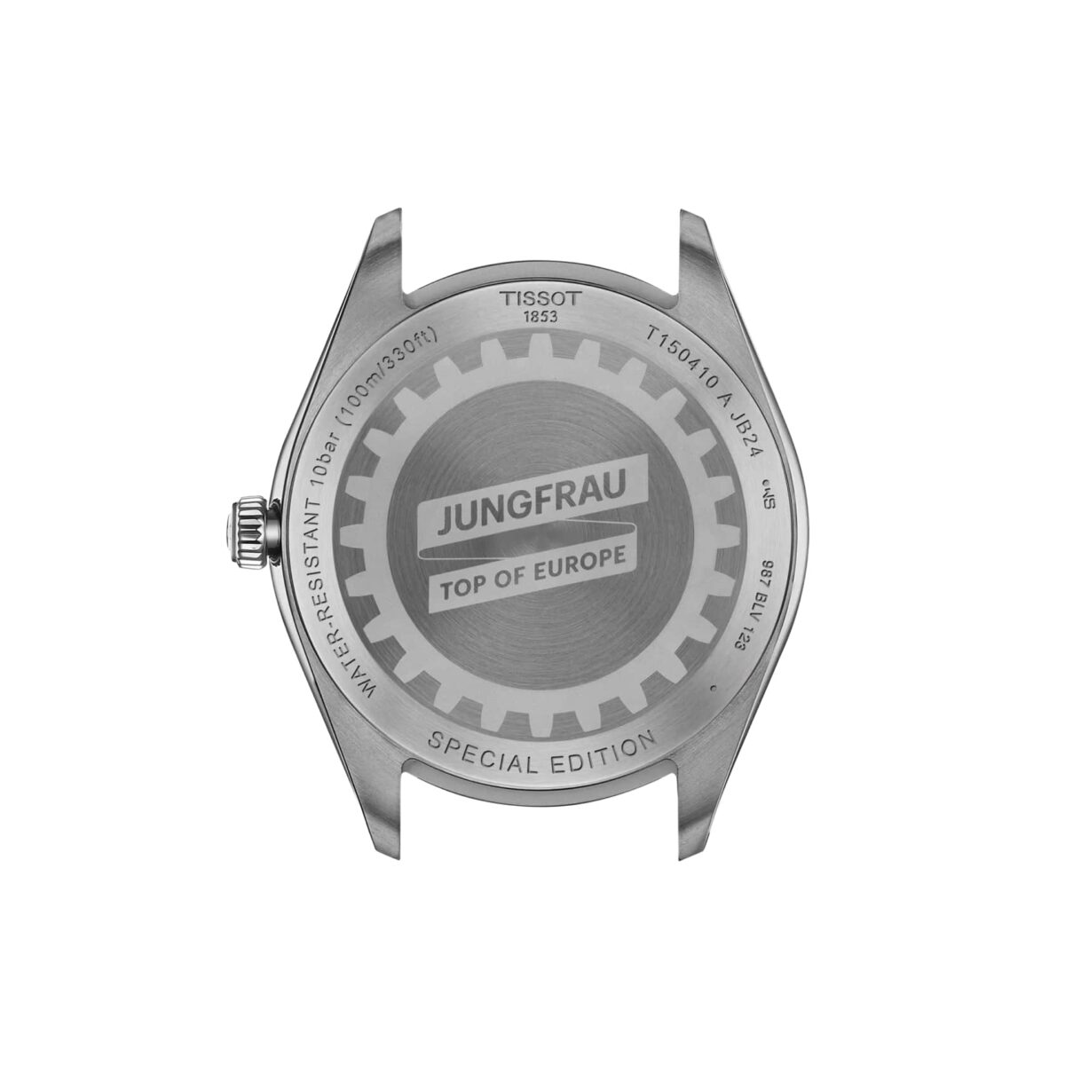 Tissot PR 100 Jungfraubahn silberne Herrenuhr Quarz Ø 40mm T1504101103100 -