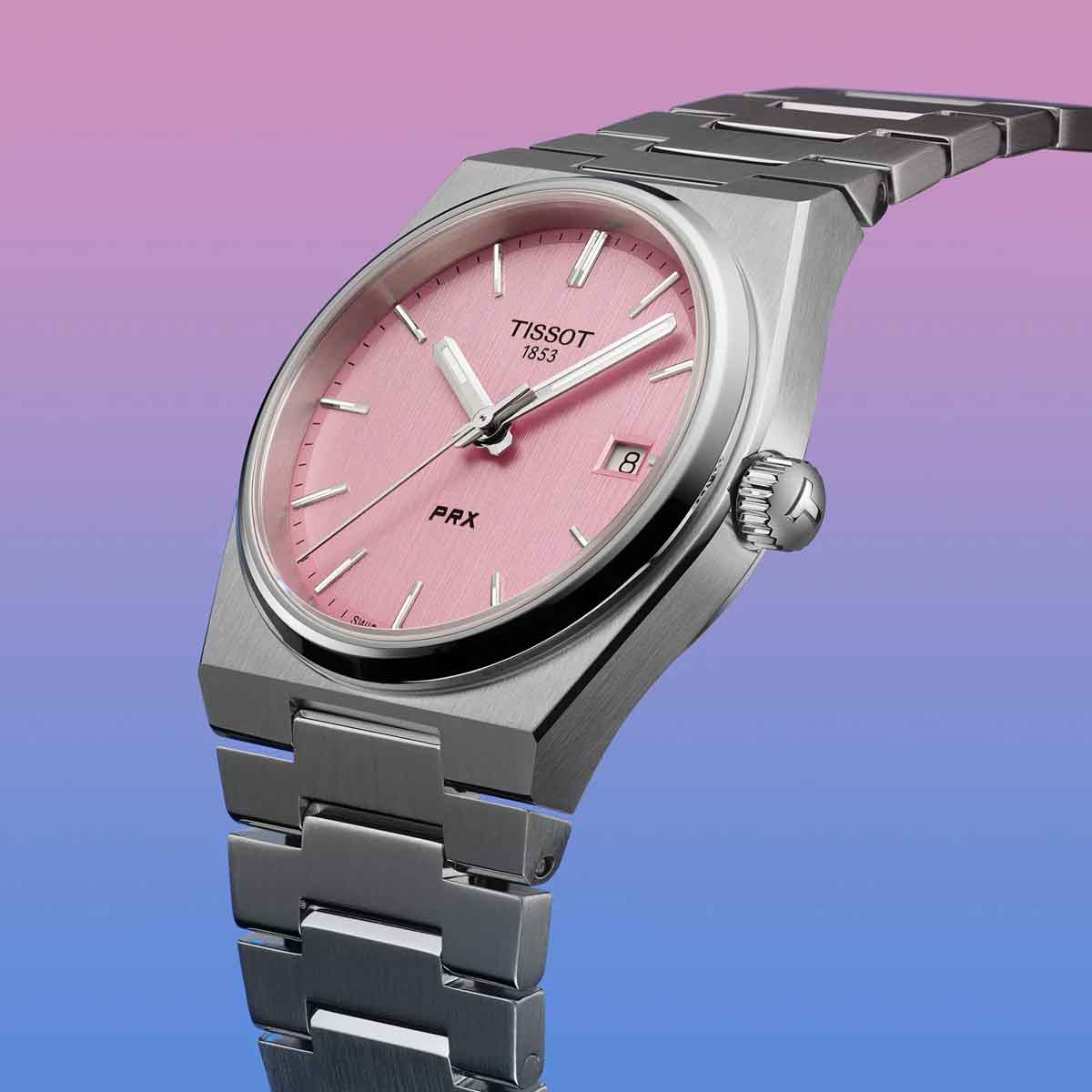Tissot PRX 35mm Uhr Damen Rosa Quarz T137.210.11.331.00 – Bild 5