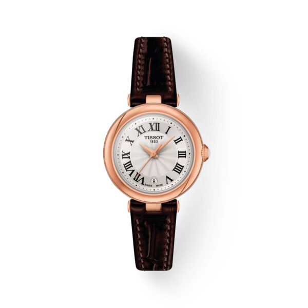 Tissot Bellissima Damenuhr 26mm Rosegold Leder-Armband T126.010.36.013.00